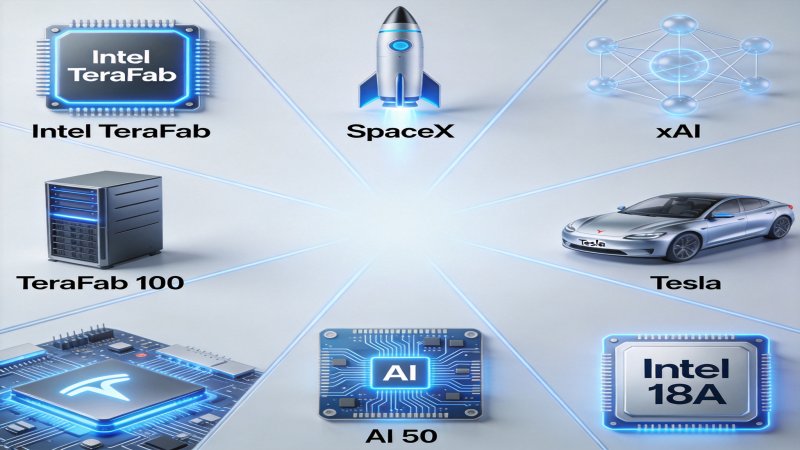 Intel TeraFab Alliance: Musk + Intel AI Chip Factory Reshapes Foundry Landscape
