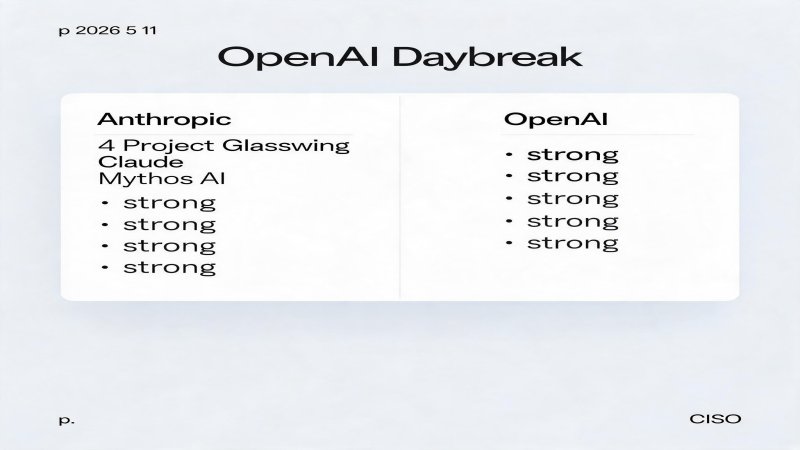 The AI Cybersecurity Platform War: OpenAI Daybreak Takes On Anthropic Mythos + Glasswing