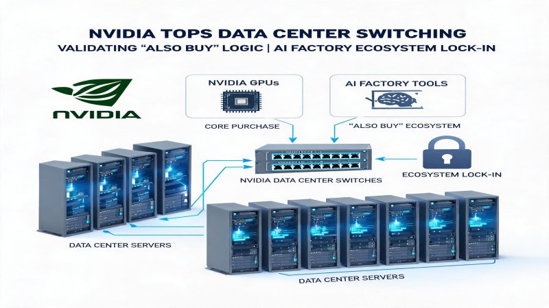 NVIDIA Tops Data Center Switching: Validating the Also-Buy Logic of AI Factory Ecosystem Lock-in