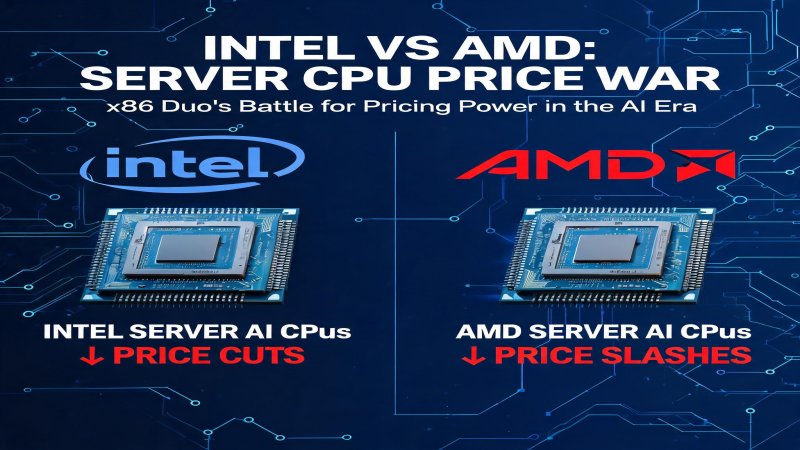 Intel vs AMD Server CPU Price War: The x86 Duo's Battle for Pricing Power in the AI Era