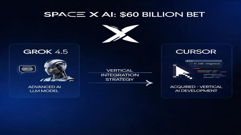 SpaceX AI's $60 Billion Bet: Grok 4.5 and the Vertical Integration Strategy Behind the Cursor Acquisition