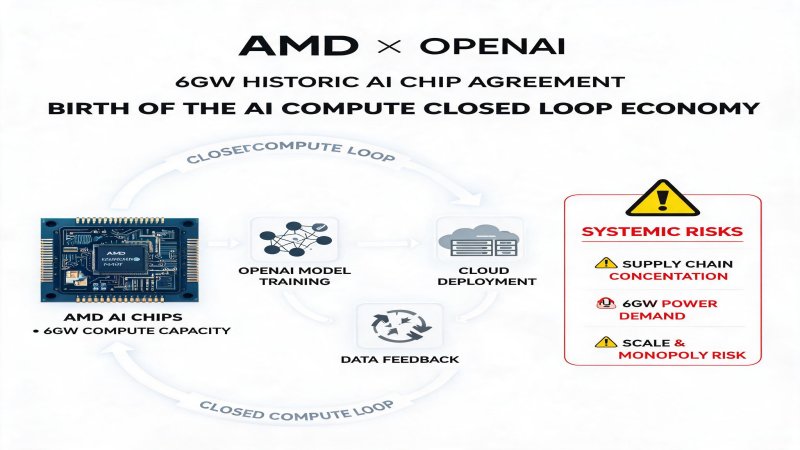 AMD-OpenAI 6GW Historic AI Chip Agreement: Birth of the AI Compute Closed-Loop Economy and Systemic Risks