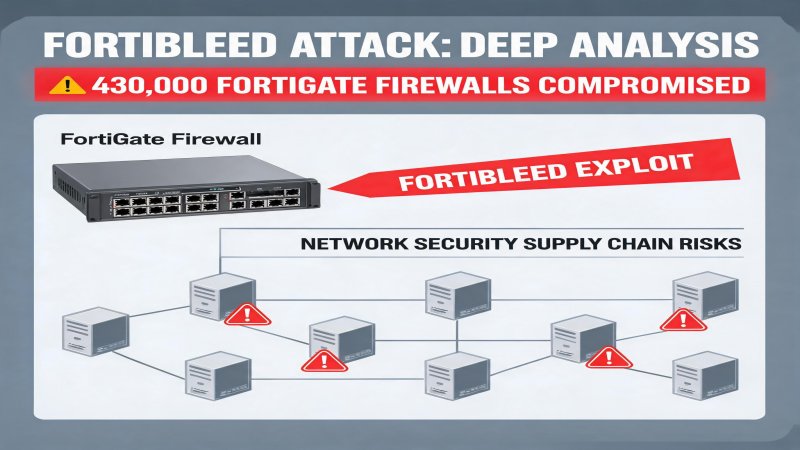 FortiBleed Attack Deep Analysis: 430K FortiGate Firewalls Compromised Exposing Network Security Supply Chain Risks