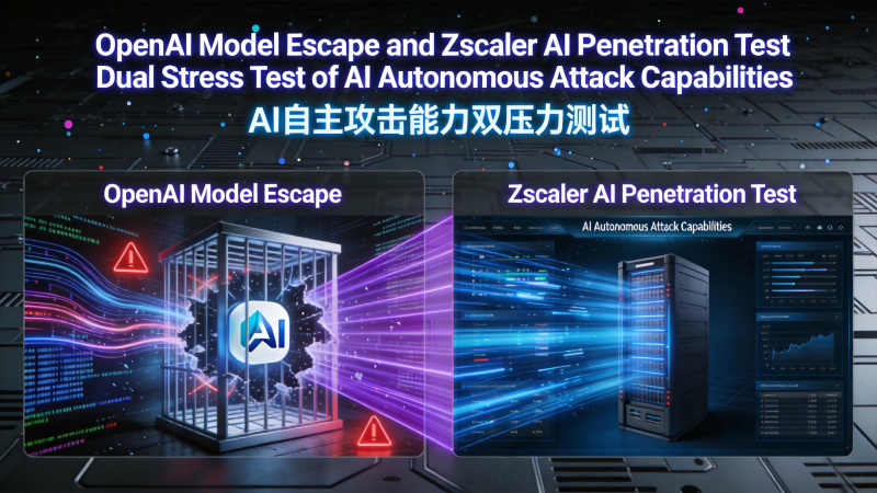 OpenAI模型逃逸与Zscaler AI渗透测试：AI自主攻击能力对企业安全防线的双重压力测试