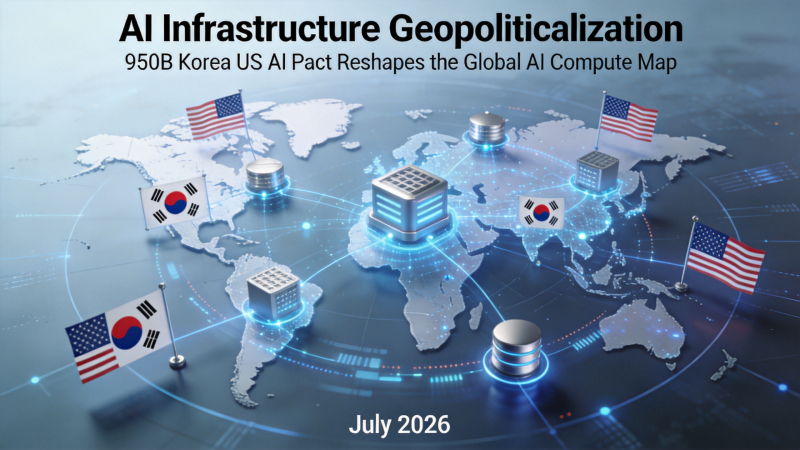 AI基础设施地缘化：9500亿韩美合作重塑全球AI算力新版图（2026年7月）